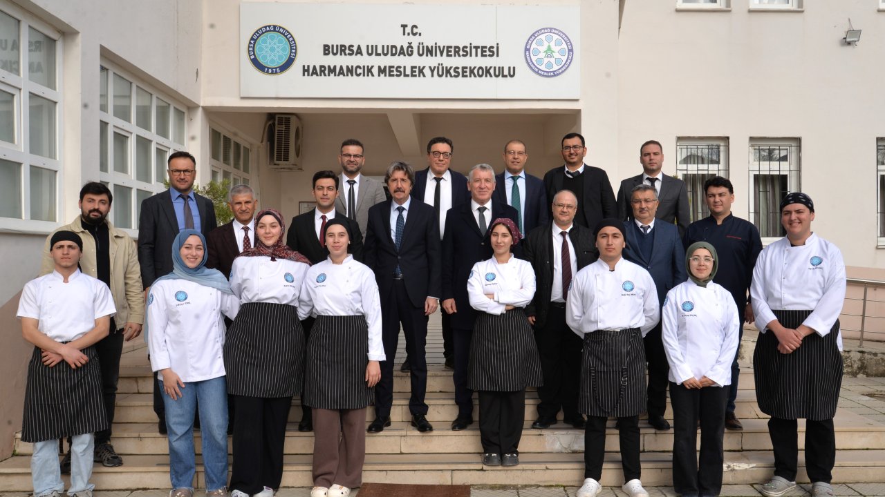 BUÜ yönetiminden Keles ve Harmancık ziyareti