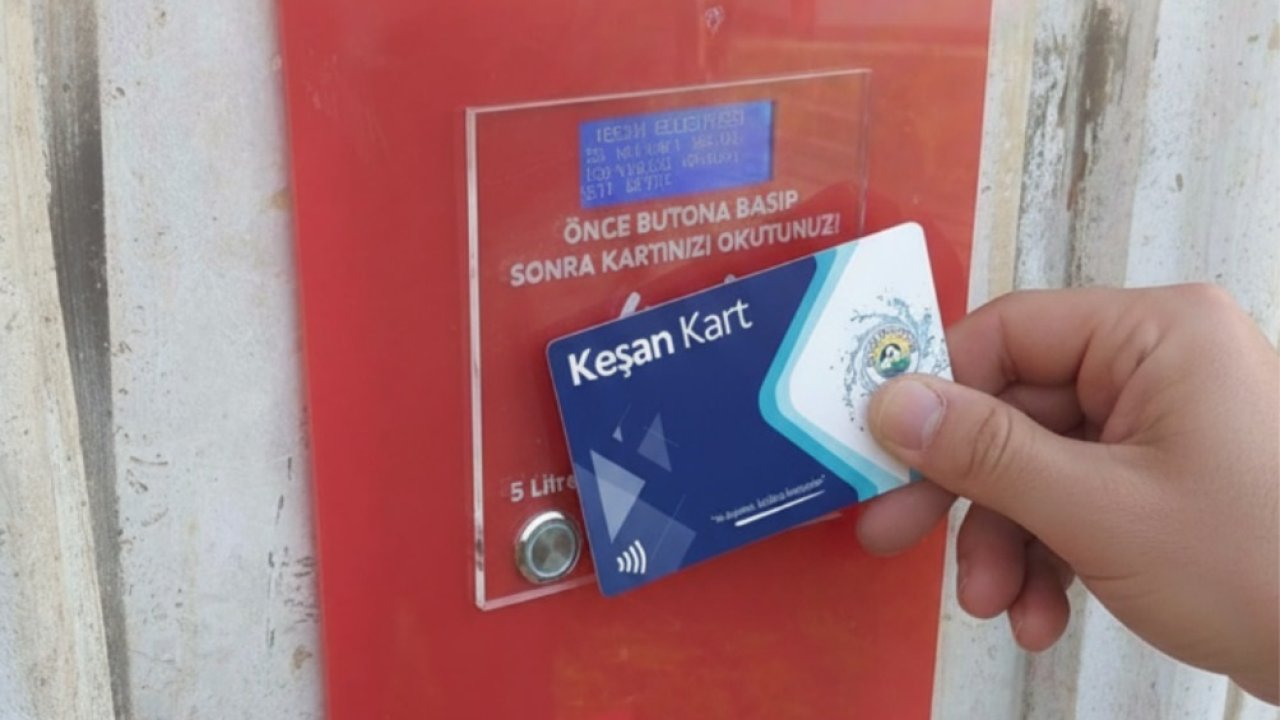 Keşan’da hayır çeşmelerinde kartlı sisteme geçilecek