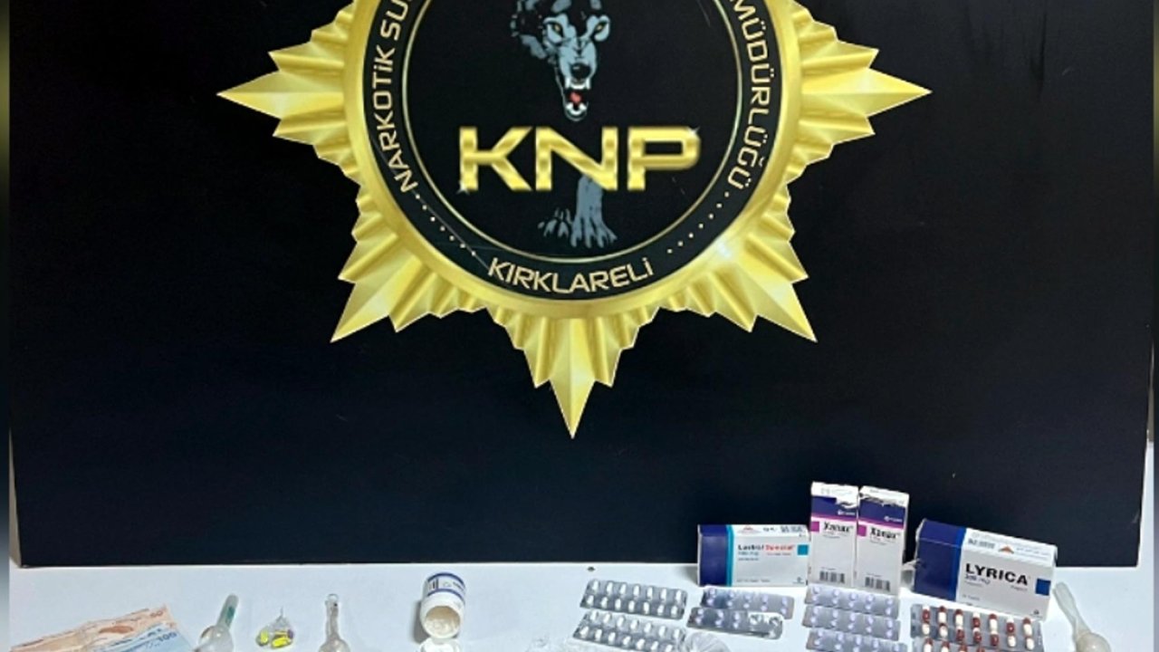 Kırklareli'de uyuşturucu operasyonunda 4 tutuklama
