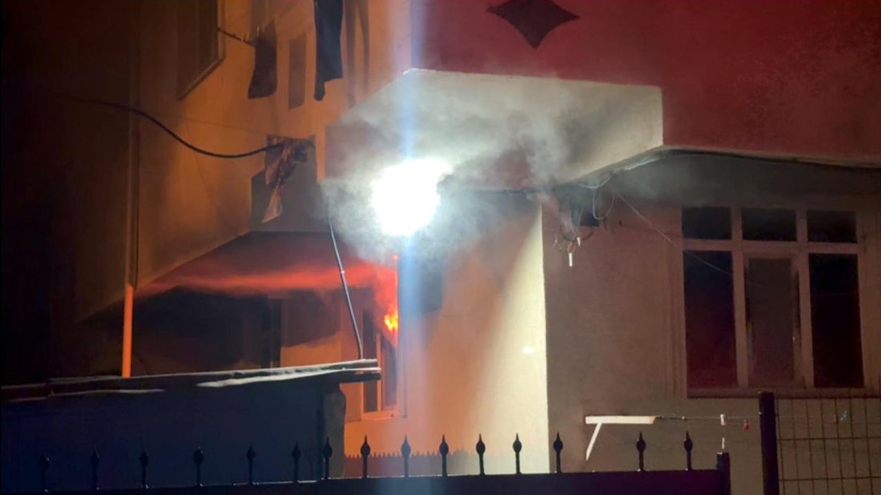 Tekirdağ'da evde çıkan yangında 1 kişi ağır yaralandı