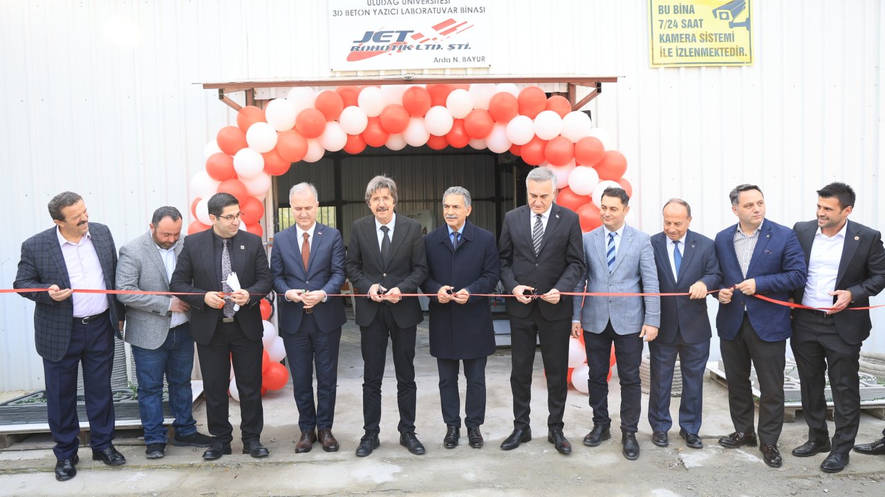 Geleceğin inşaat teknolojisine katkı sağlayacak laboratuvar, BUÜ’de hizmete açıldı