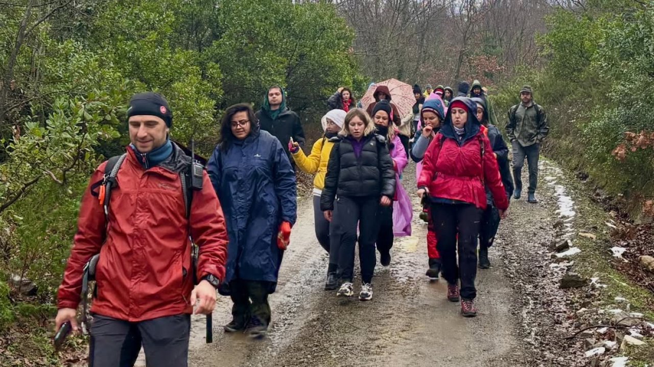 Nilüferli sporsever, doğa yürüyüşünde buluştu
