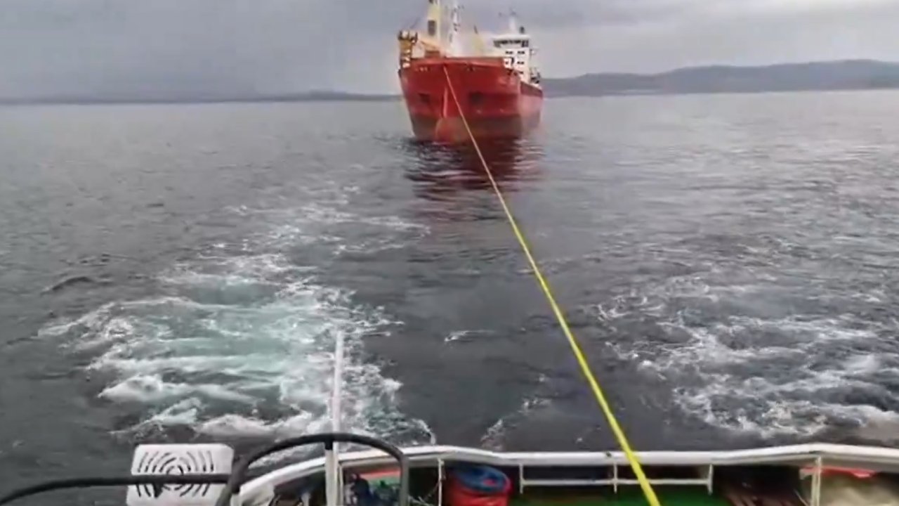 Çanakkale’de gemi arızası