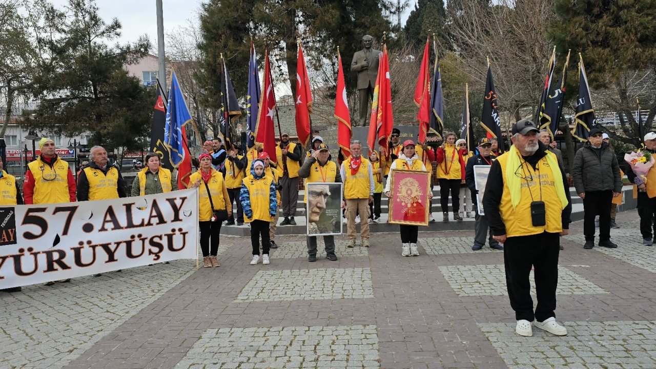 '57'nci Alay' korteji, Gelibolu’da