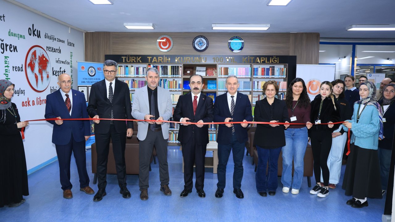 BUÜ’de 'Türk Tarih Kurumu 100’üncü Yıl Kitaplığı' hizmete açıldı