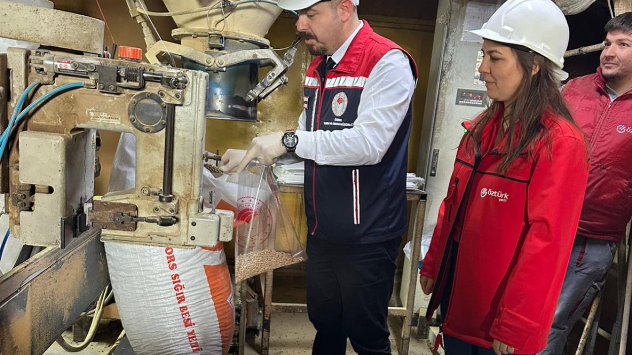 Edirne’de yem işletmelerine denetim
